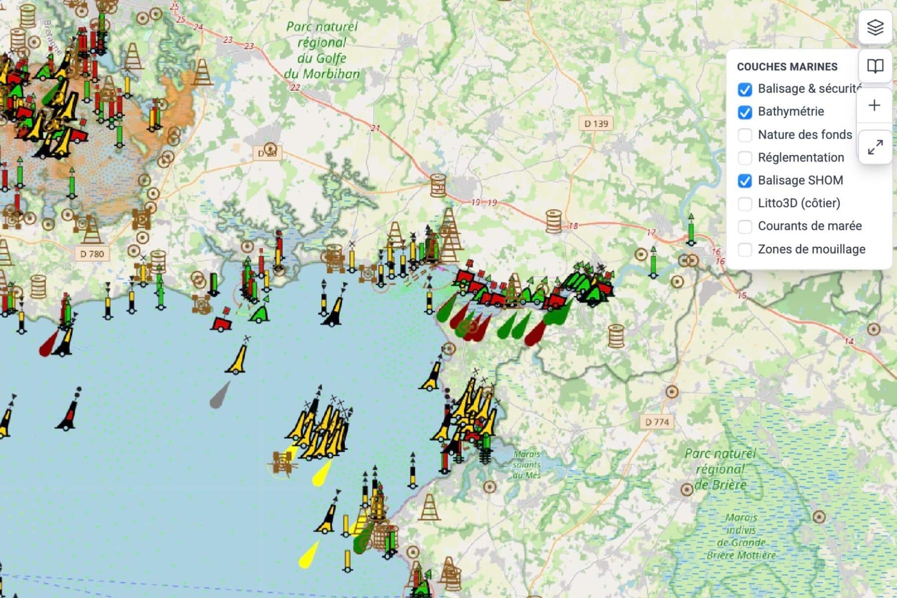 Découvrez le module de cartographie Marine ShareMySea
